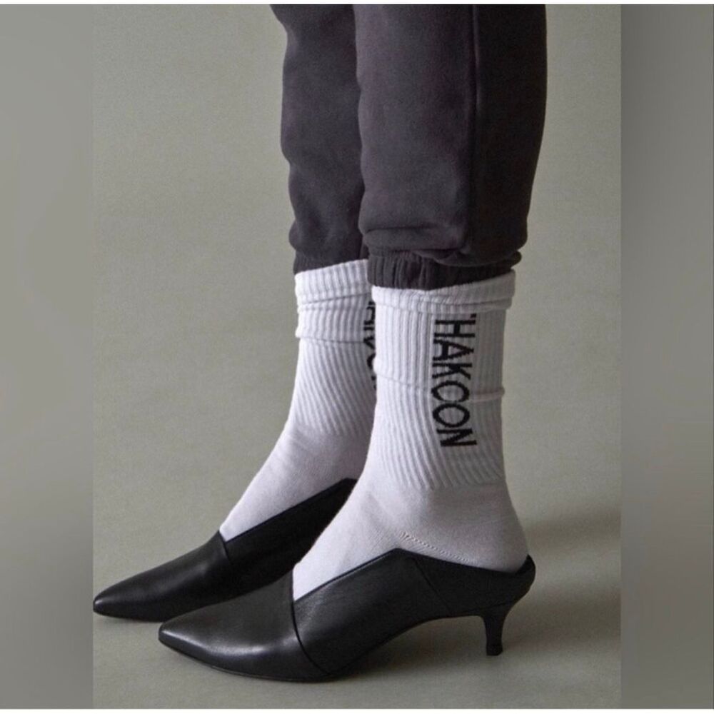 Thakoon Kitten Mule in Black Size 38